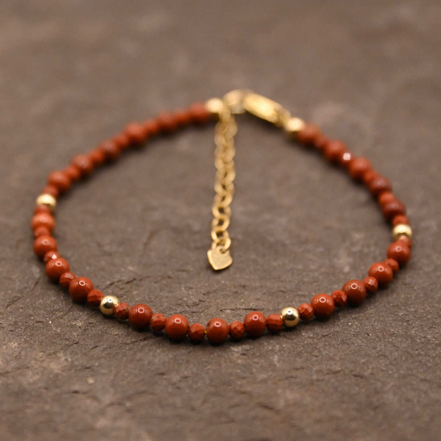Pulsera Endurance (jaspe rojo)
