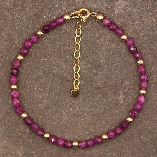 Stylish Protection (Ruby) Bracelet