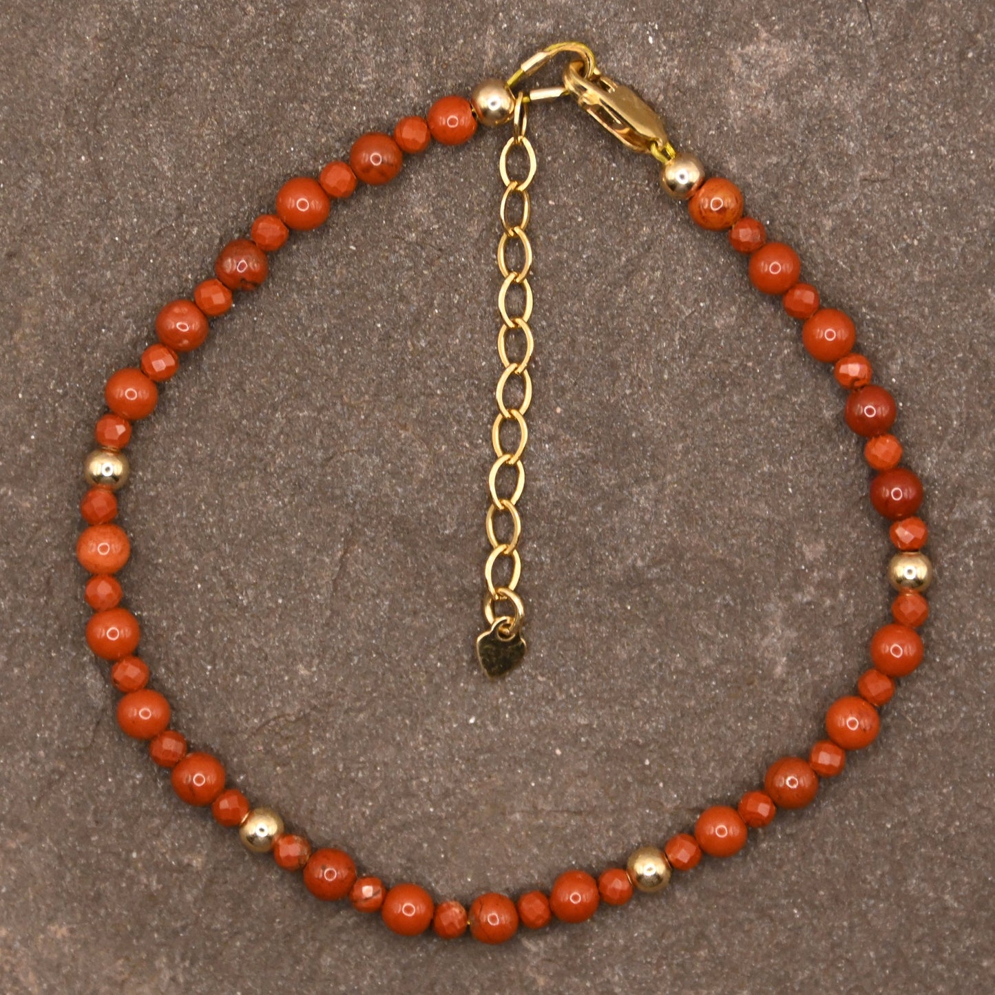 Pulsera Endurance (jaspe rojo)