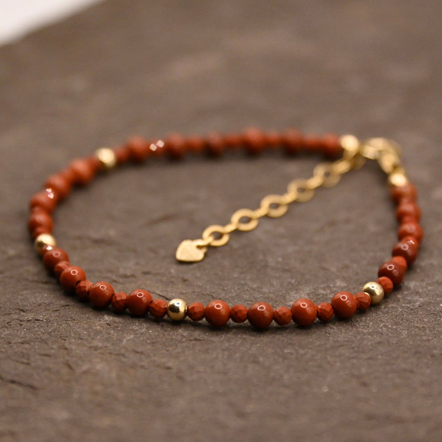 Pulsera Endurance (jaspe rojo)