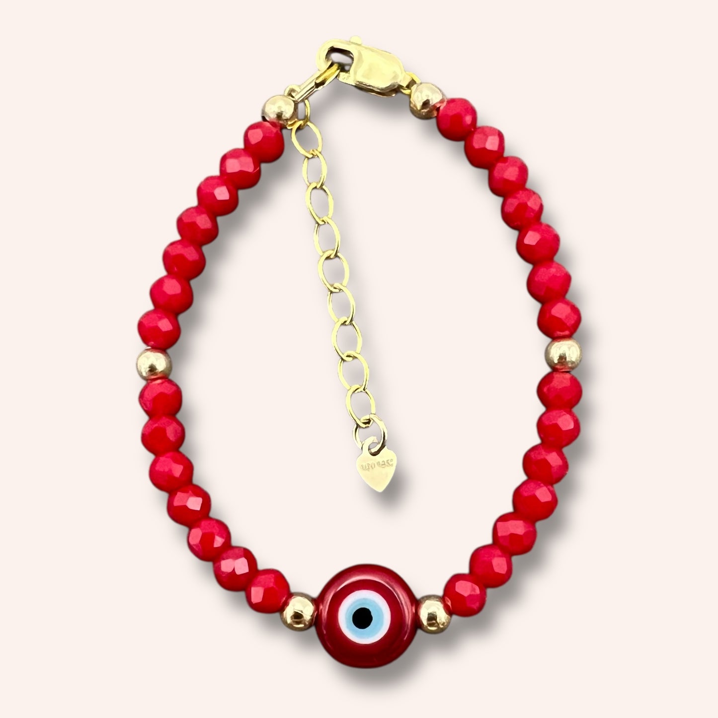 Crimson Guardian – Kids Evil Eye Bracelet