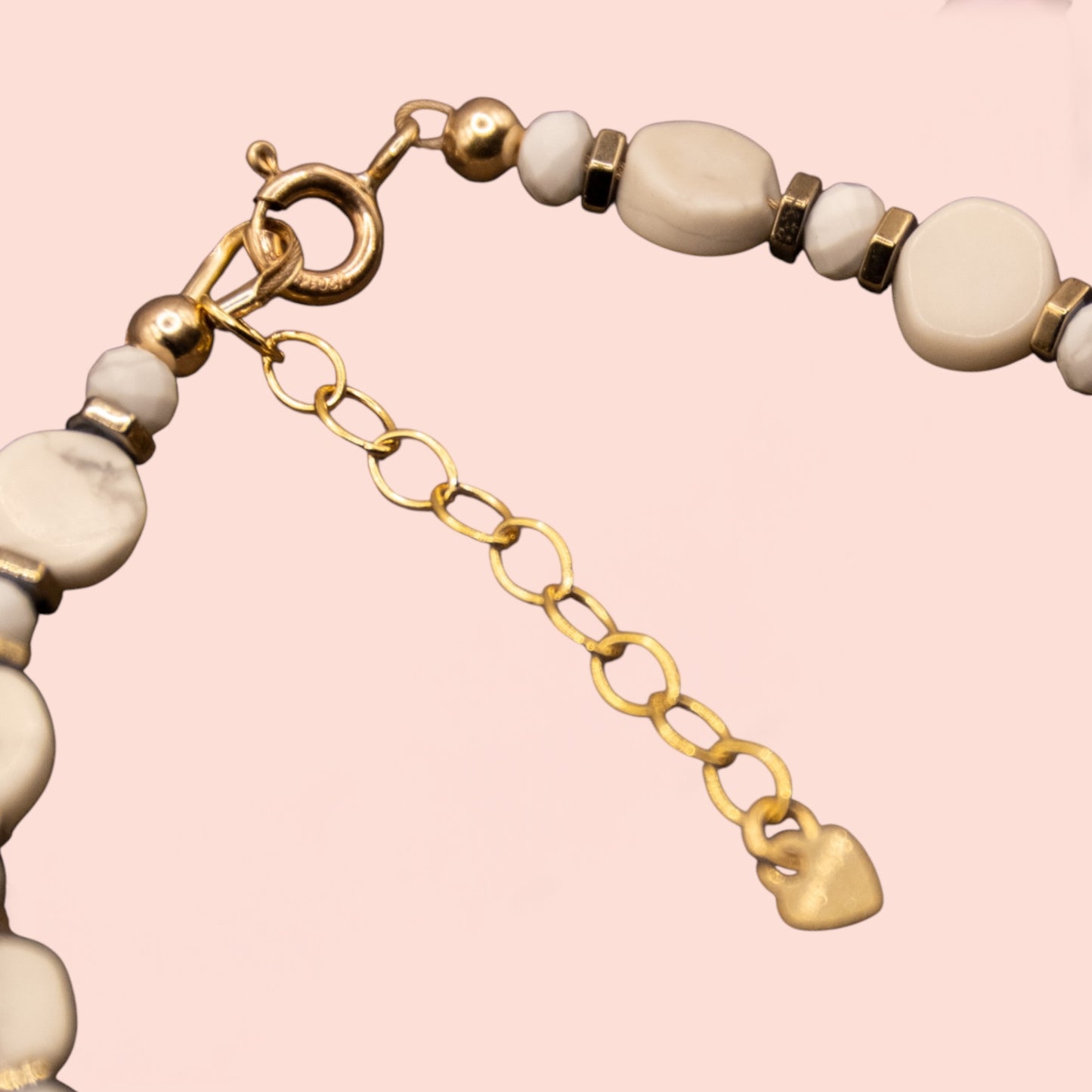 Gilded Howlite Bracelet
