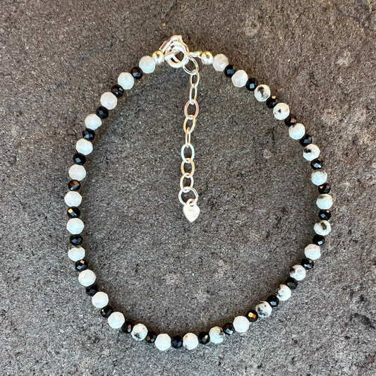 Protection (Black Tourmaline & Kiwi Jasper) bracelet