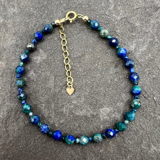 Prosperity (Chrysocolla) Bracelet