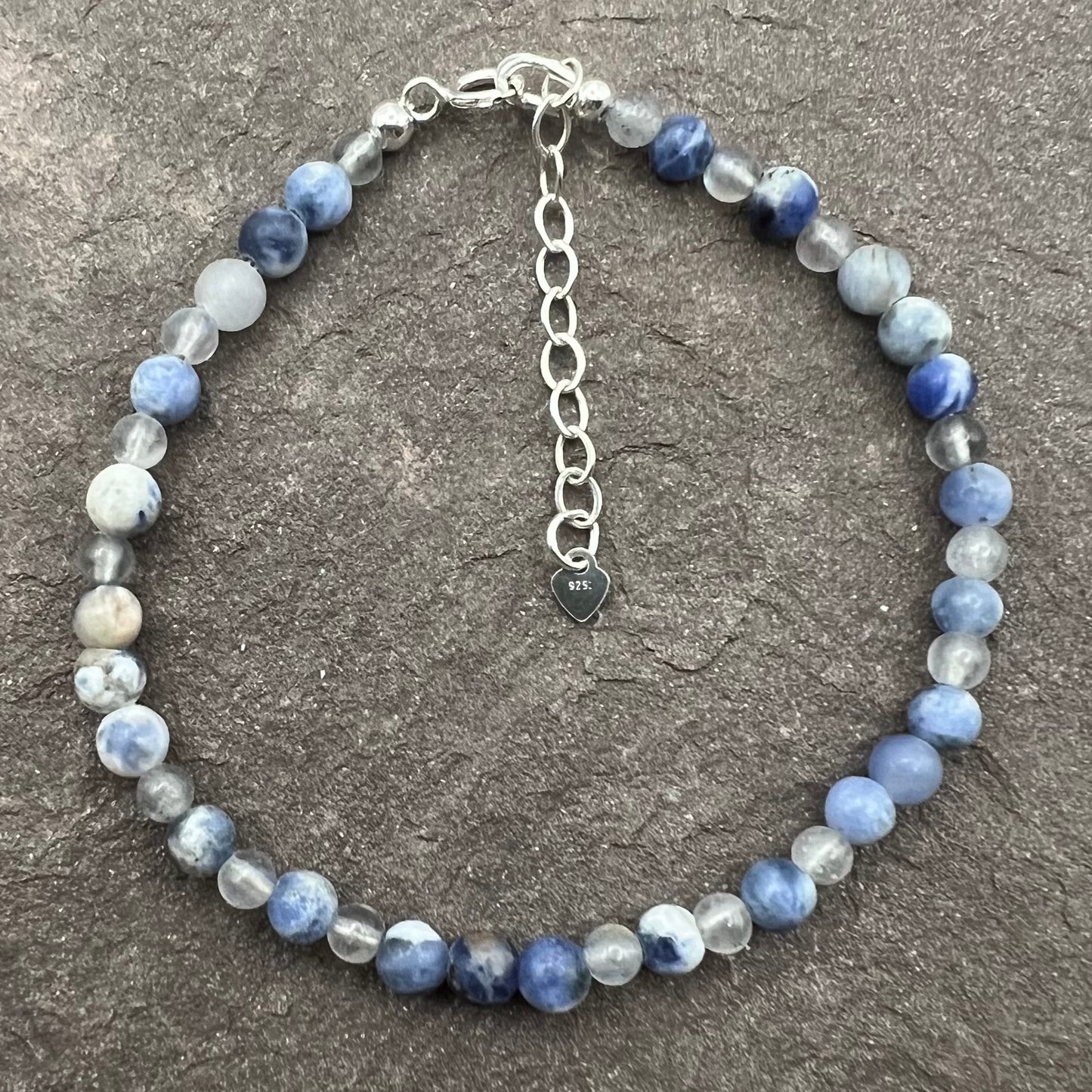 Serene and Harmonious (Moonstone and Sodalite) bracelet