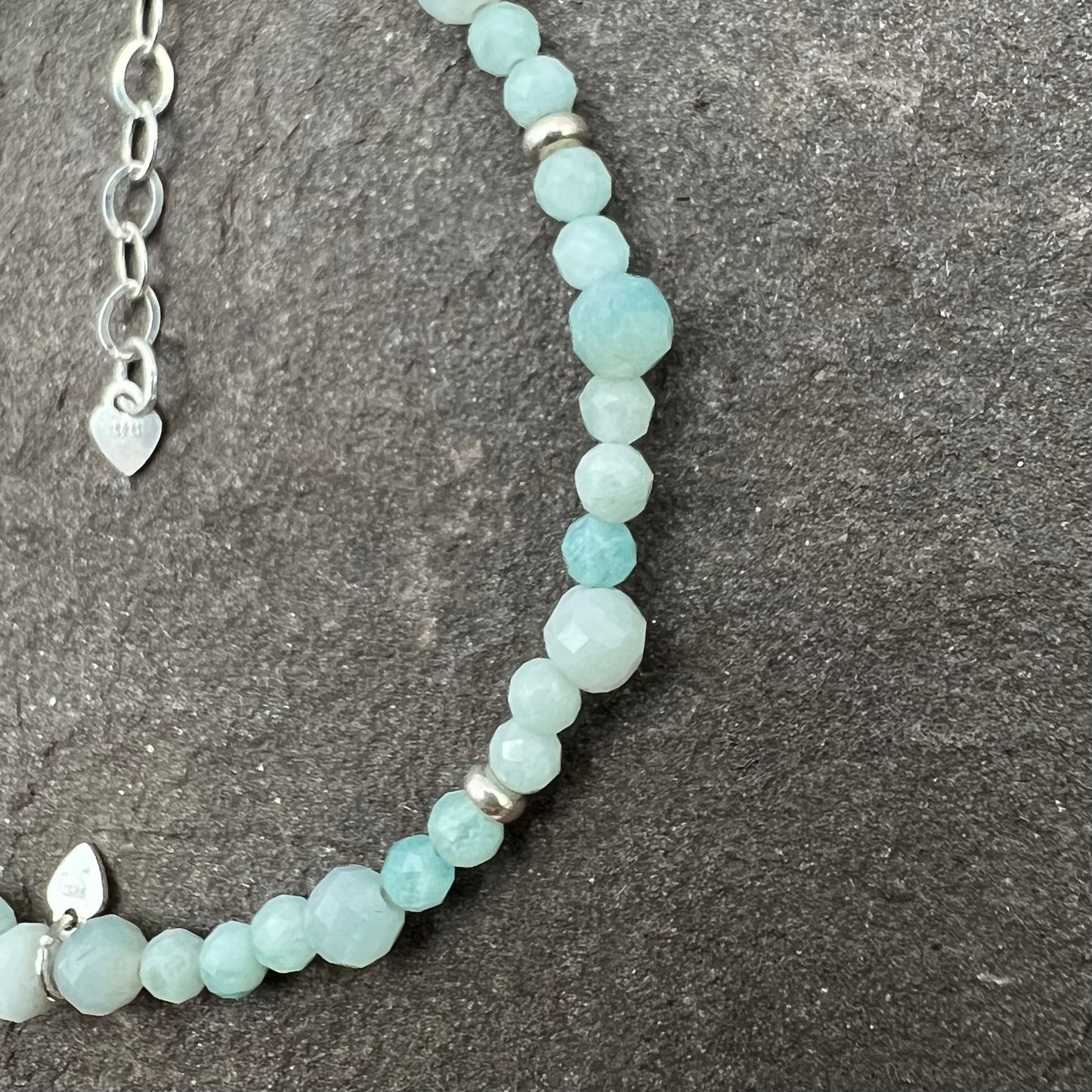 Gambler's stone (Amazonite) bracelet