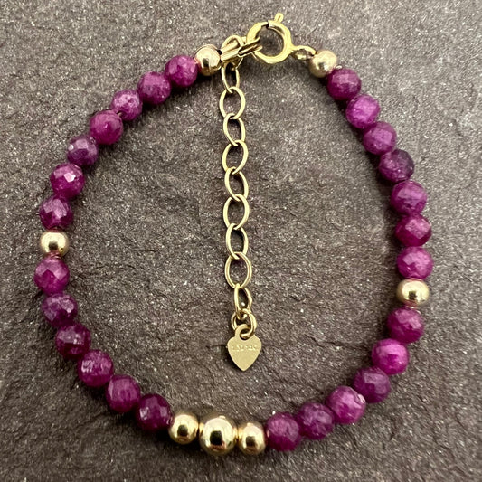 Stylish Protection (Ruby) Bracelet