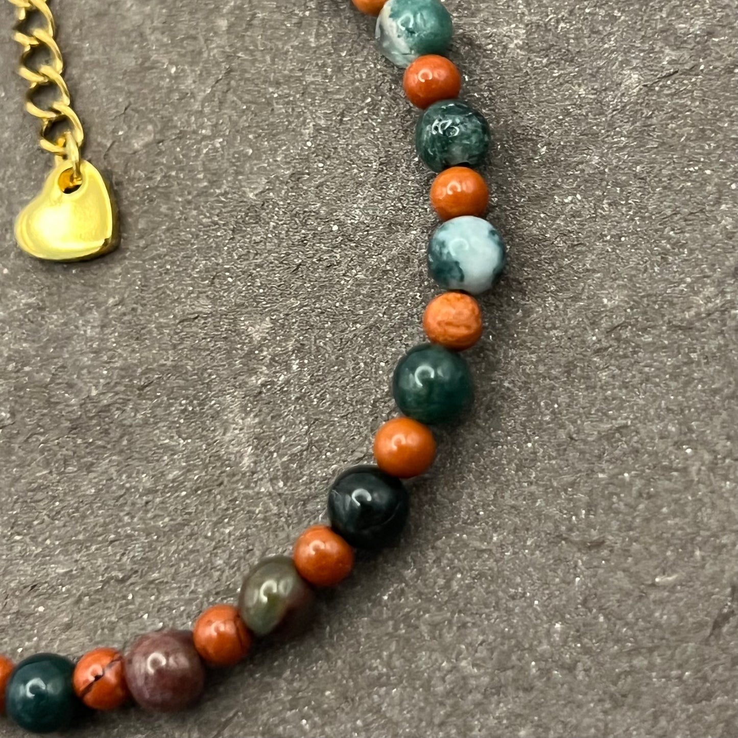Protection & Healing (Red Jasper & Indian Agate) Bracelet