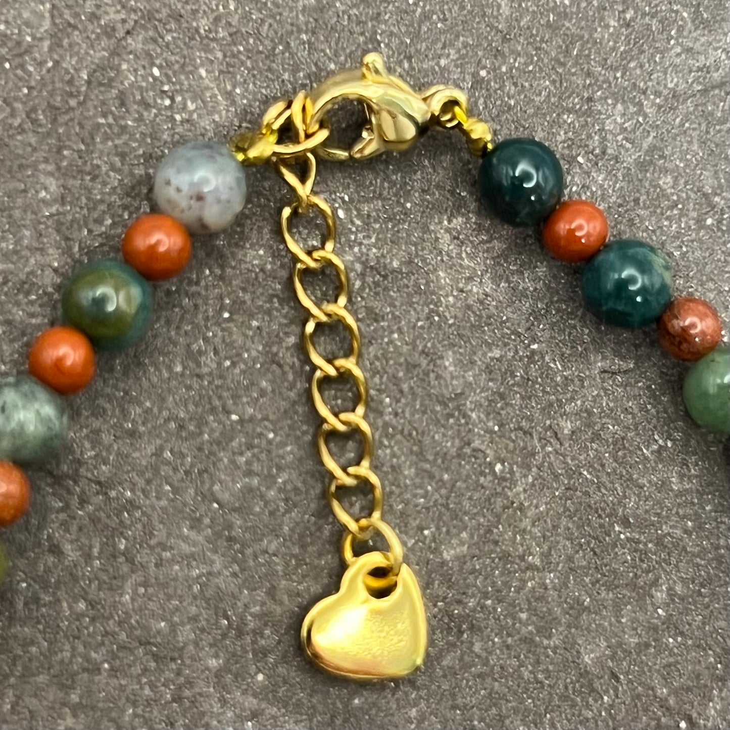 Protection & Healing (Red Jasper & Indian Agate) Bracelet