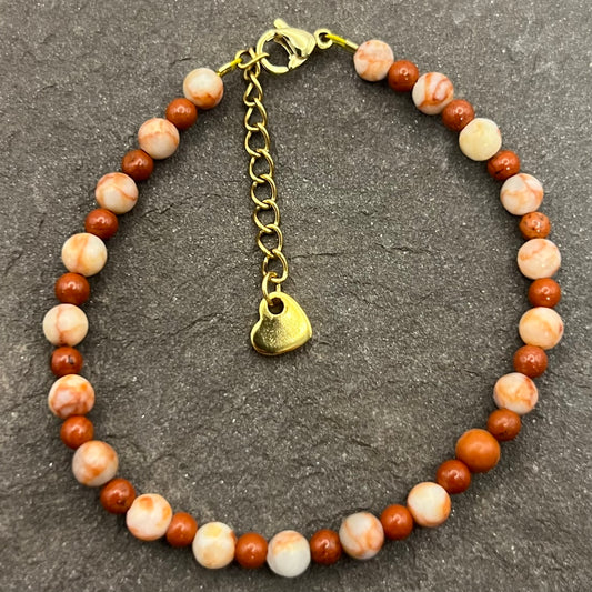 Endurance (Red Jasper & Red Vein Jasper) Bracelet
