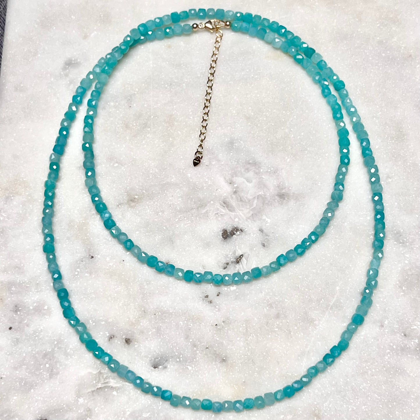 Stone of Courage and Truth (Amazonite) Necklace