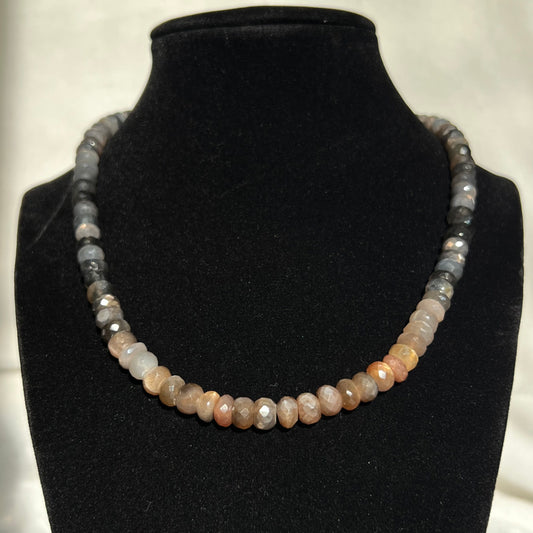 Shadow Moon (Moonstone) Choker